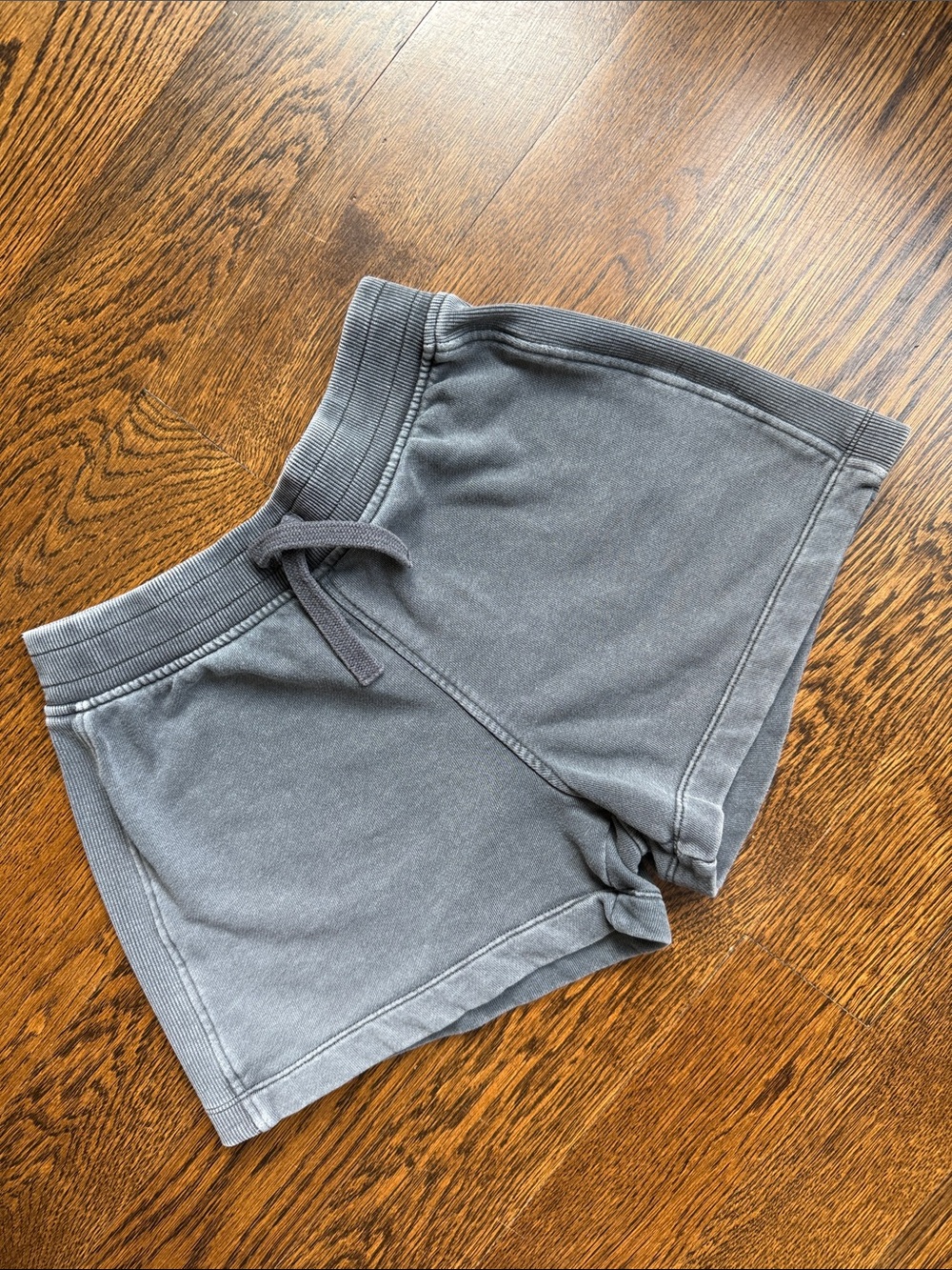 Zara Gray Athletic Drawstring Lounge Shorts